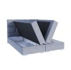 kárpitozott franciaágy boxspring portland 160 szürke