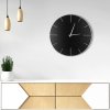 dekoratív óra 37 fekete