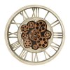 65-ös dekoratív óra réz kivitelben, római számokkal