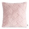 Párnahuzat CARO | púder rózsaszín 45 x 45 cm 0