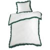 Lepedők franciaágyhoz ELIZA | fehér/zöld 220 x 200 cm 3