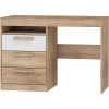 modern PC asztal MAXIMUS 03, sonoma tölgy lámpák / fehér fényű kivitelben
