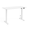 a BIMOTION fehér elektromos íróasztal álló munkára alkalmas
