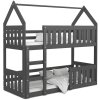 gyerek emeletes ágy TINNY MINI grafit