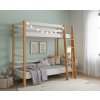 emeletes ágy SUSAN fehér tölgy a gyerekszobában