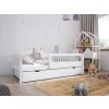MADIA gyerekágy fehér fiókkal