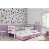 Eryk ágy fehér rózsaszín