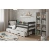 Carino ágy szürke + fehér 2 a gyerekszobában