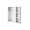 Szekrény BIANCCO III 180 | ajtó nyitott tükörrel