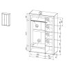 MORASS szekrény MO2 méretű