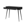 LINA fésülködőasztal fekete nyitott
