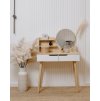 modern fésülködőasztal SCANDI CM 989269 tükörrel