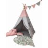gyereksátor tipoo teepee szürke rózsaszín lányszobába