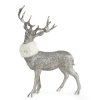 Karácsonyi dekoráció DEER 184 | ezüst 36 x 12 x 52 cm 1