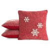 Karácsonyi párnahuzat 83A | piros 40 x 40 cm 1
