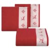 Karácsonyi törölköző NOEL 02 | piros 70 x 140 cm 0