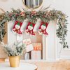 gyönyörű karácsonyi harisnya hó 4 lógott