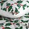 Karácsonyi lepedők franciaágyhoz TORI | fehér/zöld 220 x 200 cm 6
