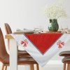 Karácsonyi terítő NOEL 03 | piros/fehér 85 x 85 cm 0
