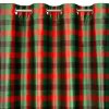 Karácsonyi függöny FELIKS K | piros/zöld 140 x 250 cm 3
