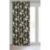 Függöny ALEA K | fekete virággal 140 x 250 cm 2
