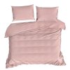 DINA dupla ágynemű | púder rózsaszín 160 x 200 cm 2