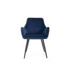 kárpitozott szék APPLE VELVET sötétkék