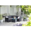 modern rattan készlet ALODIA CORNER 5 grafit