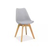 rendkívüli KRIS étkezőszék, világosszürke bükkfa dizájn