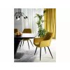 szép sárga étkezőszék LINEA VELVET, sárga kivitelben