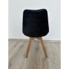 Étkezőszék DIOR VELVET tölgy | fekete 4