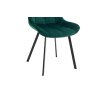Freya bluevel78 green étkezőszék fém lábakkal rendelkezik