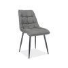 Étkezőszék CHIC Matt Velvet szürke 85