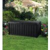Kerti GUTTERWOOD doboz 390L grafit a kertben