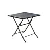 Összecsukható fém kerti asztal ZWMT-70F drót felső lappal, könnyen összecsukható