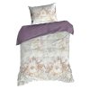 Francia ágynemű TAVASZ 26 | krém/lila 220 x 200 cm 2