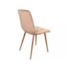 a csodálatos MILA D VELVET étkezőszék háttámlája, bézs kivitelben