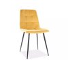 modern étkezőszék MILA VELVET, curry kivitelben