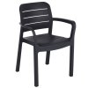 műanyag szék TIARA grafit