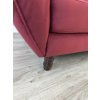 bordó ülőgarnitúra WENECJA fa lábakkal