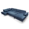 sarok ülőgarnitúra blues U 2 VOGUE 13 tárolóhely