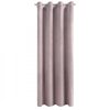 Függöny ROSA K | púder rózsaszín 140 x 250 cm 2