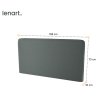 Sötétszürke kárpitozott panel Lenart BED CONCEPT BC-17 | 160 méret