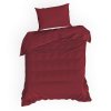 Egyszemélyes ágynemű DINA | bordó 140 x 200 cm 2