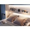 Összecsukható ágy polcokkal és LED világítással BED CONCEPT BC-13 | 180 x 200 cm