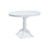 Fehér Dello étkezőasztal, modern kivitelben