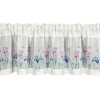 Rövid függöny DOLOREZ P | fehér/lila 150 x 30 cm 1