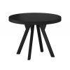 Domingo étkezőasztal fekete kerek
