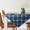 Kerti terítő GARDEN 15D | sötétkék/fehér 85 x 85 cm 0