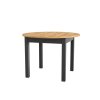 összecsukható étkezőasztal INDUS 02 tölgy craft fekete